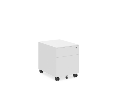 1 Drawer + File Mobile Pedestal