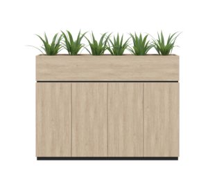 Credenza_1100H_1500W_350D_wPlanter_Front_01