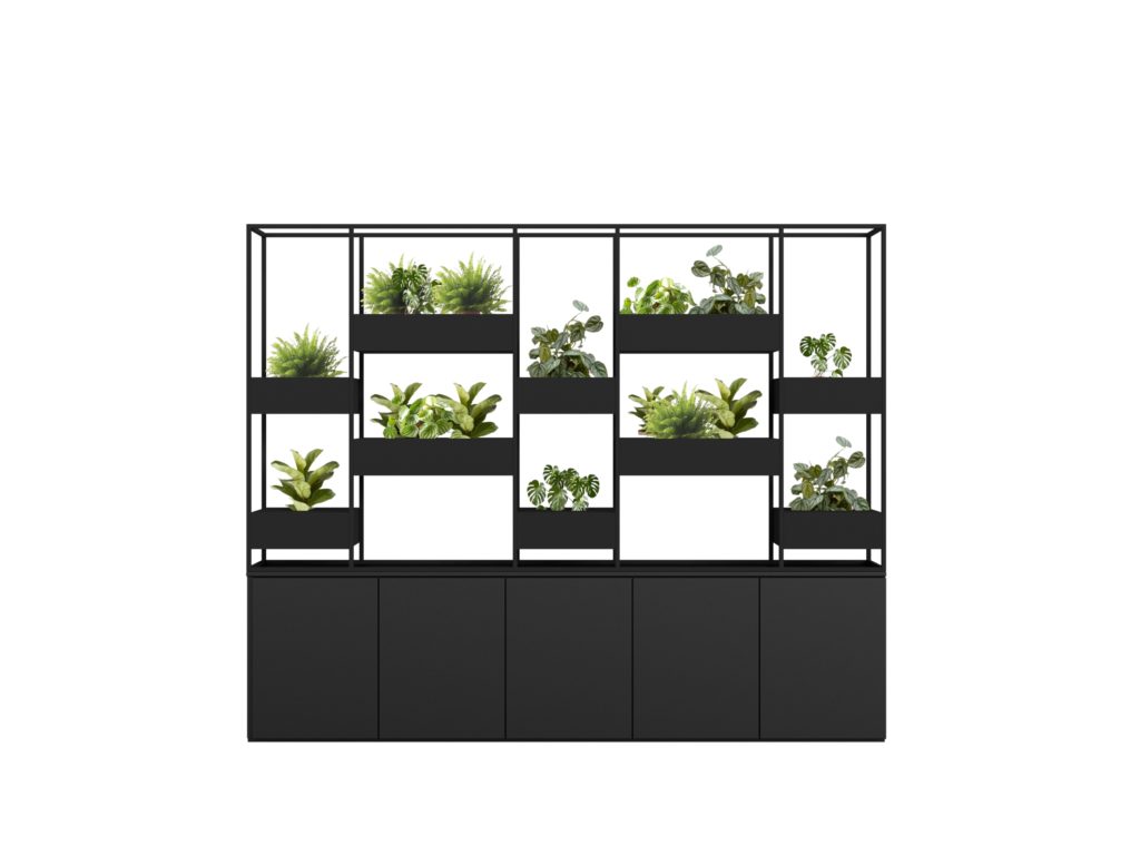 Offset Vertical Garden DDK Commercial Office Furniture