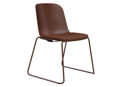 Juno Plastic Chair - Chocolate