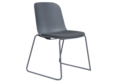 Juno Plastic Chair - Blue