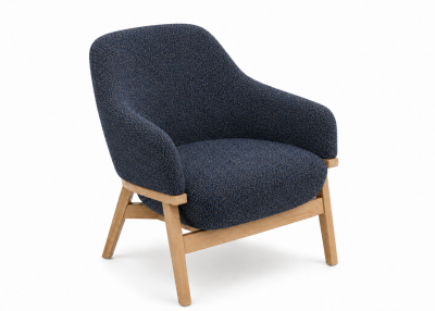 Joan Lounge Chair - Storm Blue